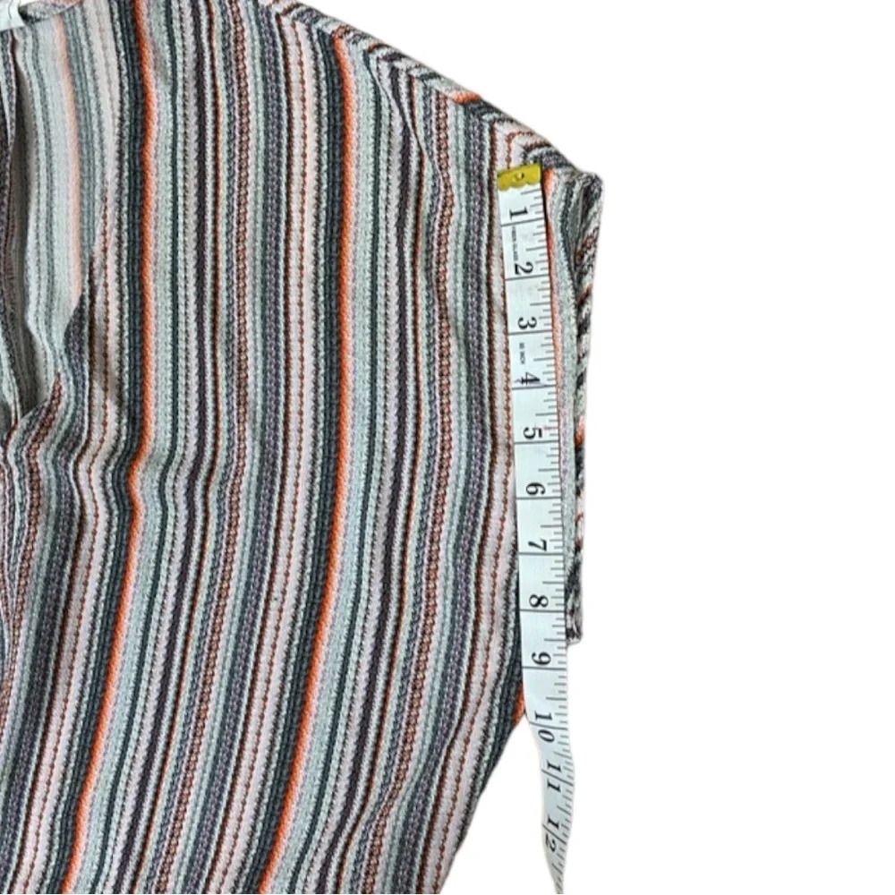 dRA Antropologie Boho Midi Pullover Multicolored Striped Sleeveless Dress Small - Picture 16 of 16